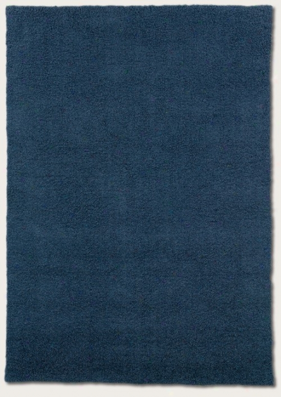 2'6&quot X 4'6&quot Area Rug Contemporary Style In Sapphire Blue