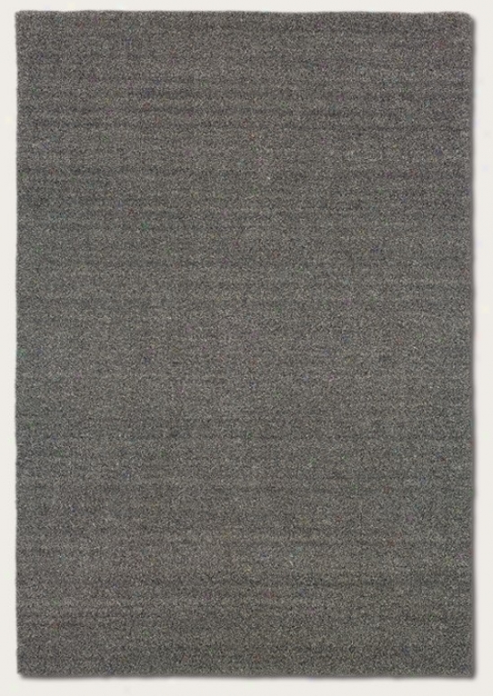 2'6&quot X 4'6&quot Area Rug Contempotart Manner In Heathered Grey