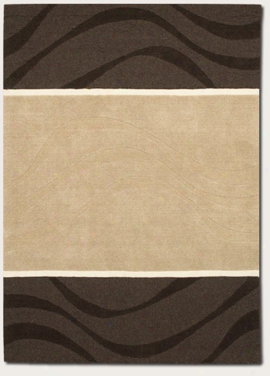 2'6&quot X 4'6&quot Area Rug Handmade Contemporary Denominate In Natural Grey