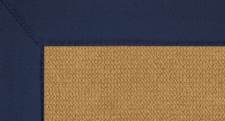 2'6&quot X 8' Cork Wool Runner Area Rug - Athena Hand Tufted Rug By the side of Blue Border