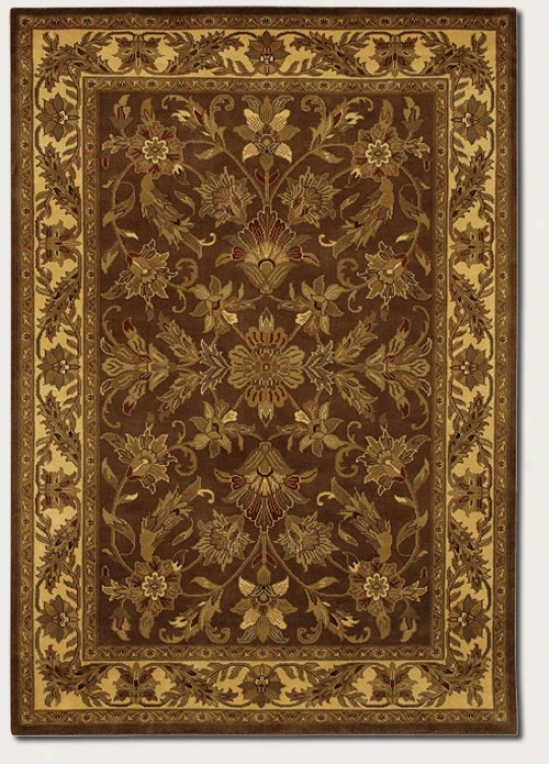 2'6" X 8' Runner Area Rug Antique Persian Design In Brown