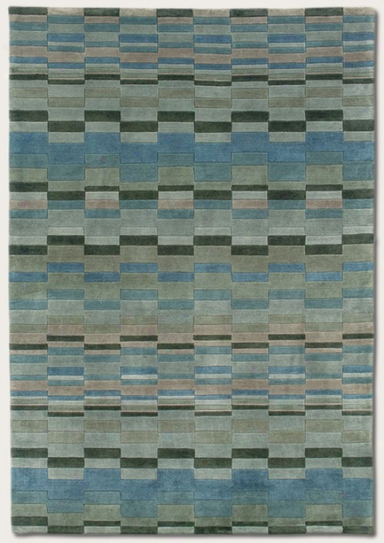 2'6&quot X 8' Runner Area Rug Contemporary Style In Princess Blue Color