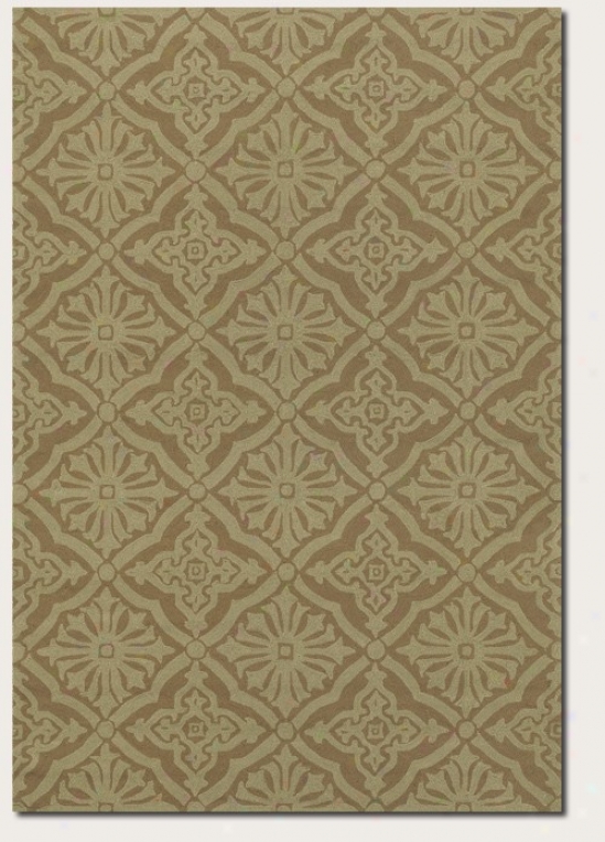 2'6" X 8'6" Runner Area Rug Geometric Pattern In Beige