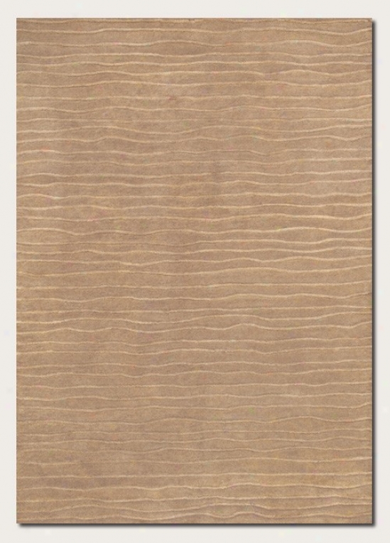 2'6&quot X 8'6&quot Runner Area Rug Hand Crafted Contemporary Style In Taupe