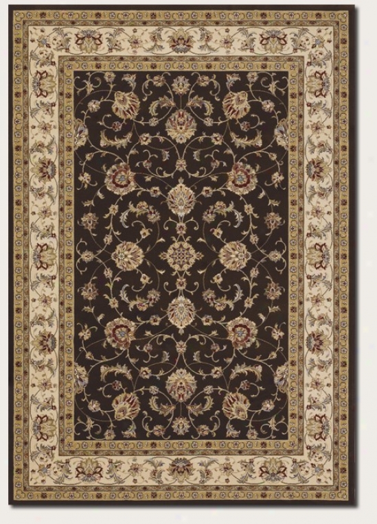 2'7&quot X 7'10&quot Runner Area Rug First-rate Persian Pattern In Chocolate