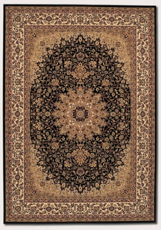 2'7&quot X 7'10&quot Runner Area Rug Classic Persian Pattern In Black