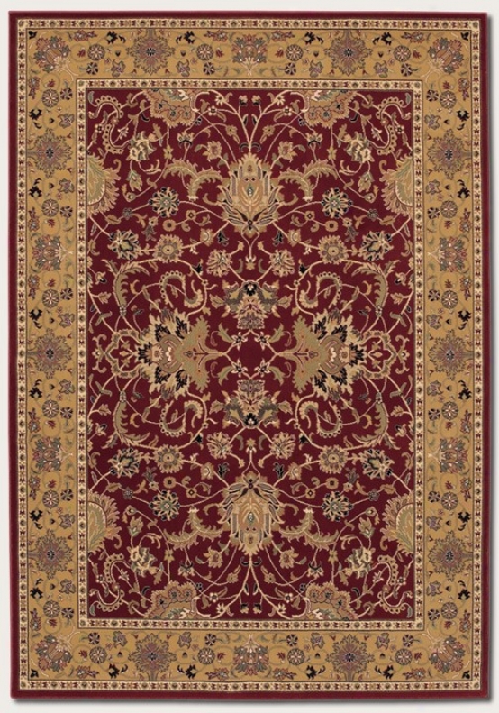 2'7&quot X 7'10&quot Runner Area Rug Classic Persian Pattern In Persian Red