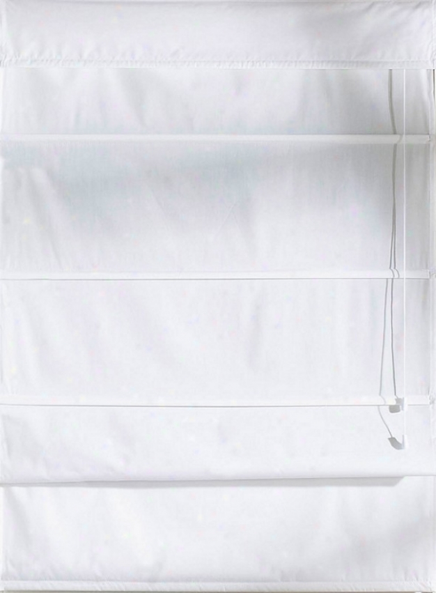 27&quotw Window Privacy Liner In White Color Fabric