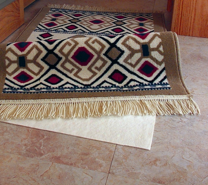 3' X 5' Area Rug Pad Reversigle With Non-slip Latex Foam