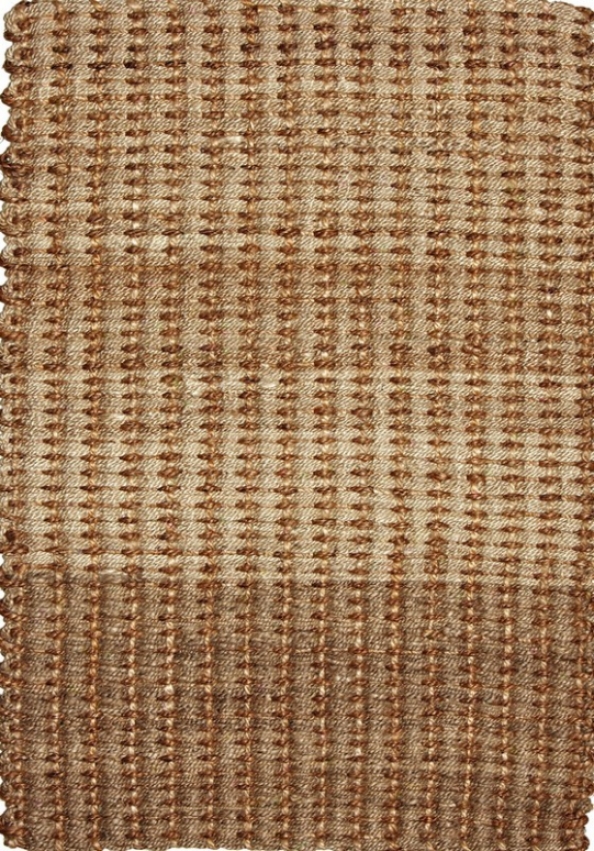 3' X 5' Region Rug With Hand Spun Abaca Jute And Hemp