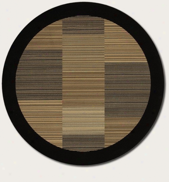 3'11&quot Round Area R8g Slender Strip ePattern With Black Border