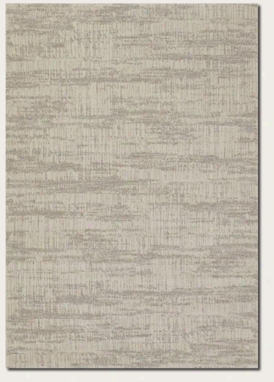3'11" X 5'3" Area Rug Contemporary Style In Ivory Grey