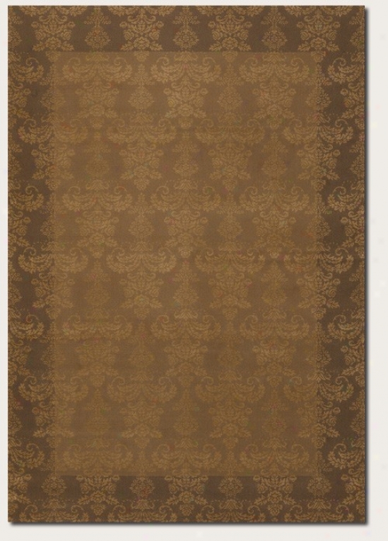 3'11&quot X 5'3&quot Area Rug Damask Pzttern In Bejge Disguise