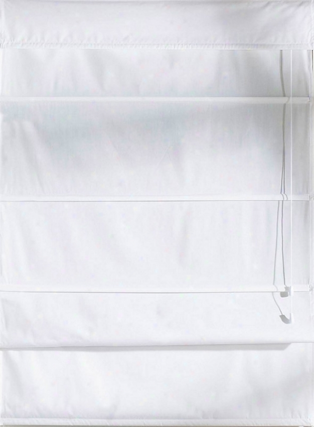 34&quotw Window Privacy Liner In White Color Fabric