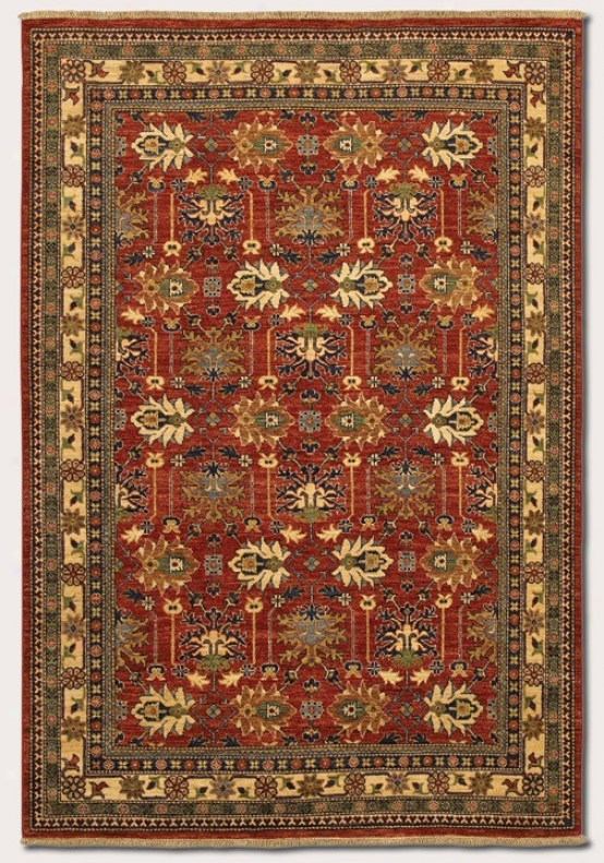 3'6&quot X 5'6&quot Area Rug Classic Persian Pattern In Reddish Clqy