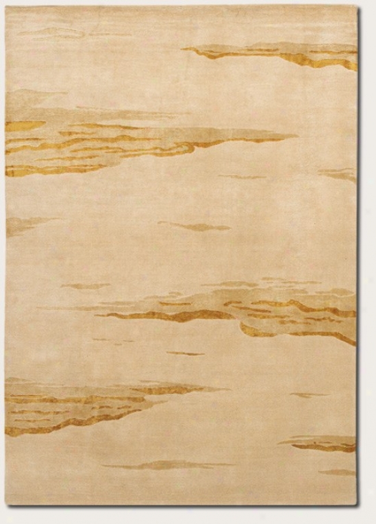 3'6&quot X 5'6&quor Area Rug Contemporary Style In Beige Wheatfield