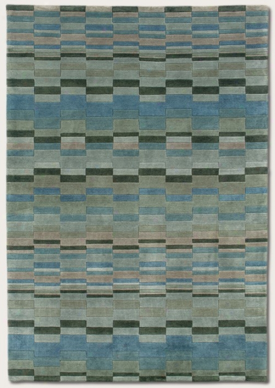 3'6&quot X 5'6&quot Area Rug Contemporary Style In Princess Blue Color