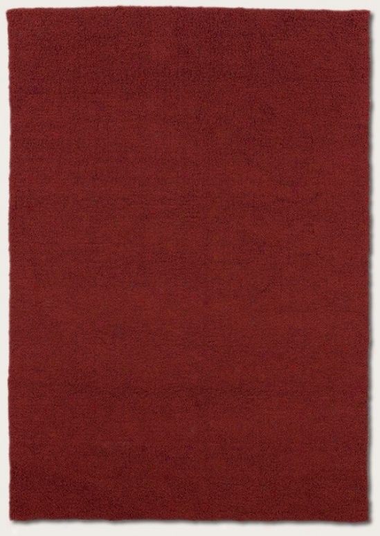 3'6&quot X 5'6&quot Area Rug Contemporary Manner In Red Miso Plea