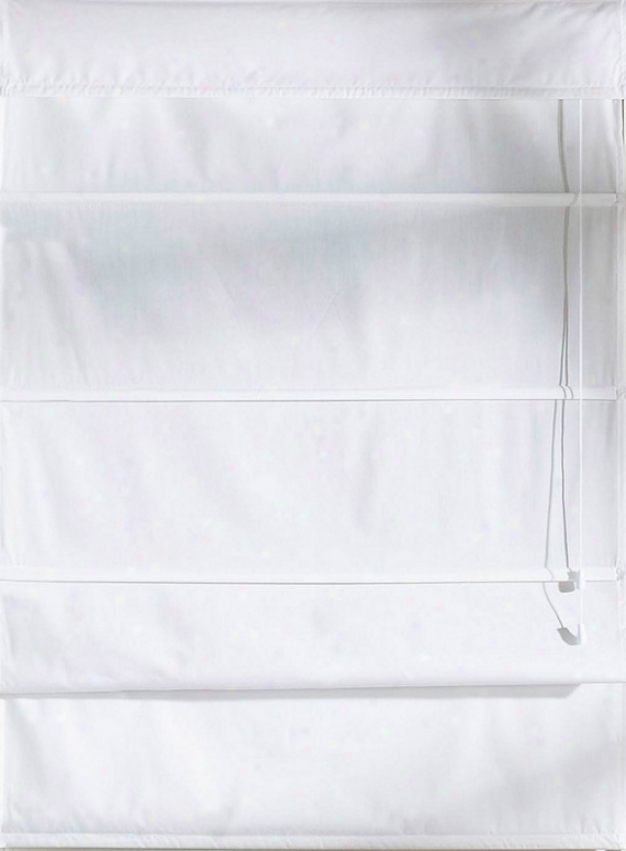 36&quotw Window Privacy Liner In White Plea Fabric