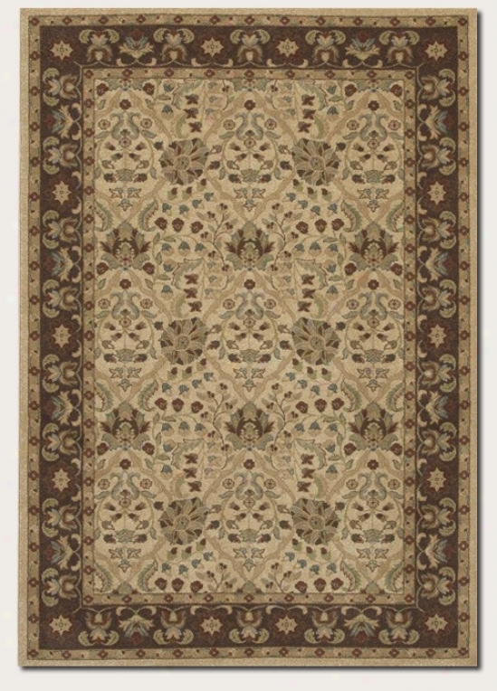 3'9&quot X 5'2&quot Area Rug Persian Pattern In Latte Coior