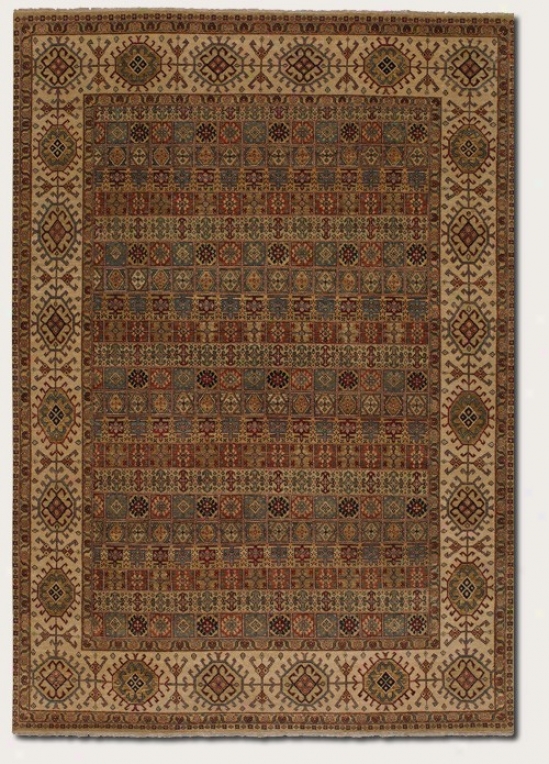 3'9&quot X 5'9&quot Area Rug Persian Pattern In Camel Color