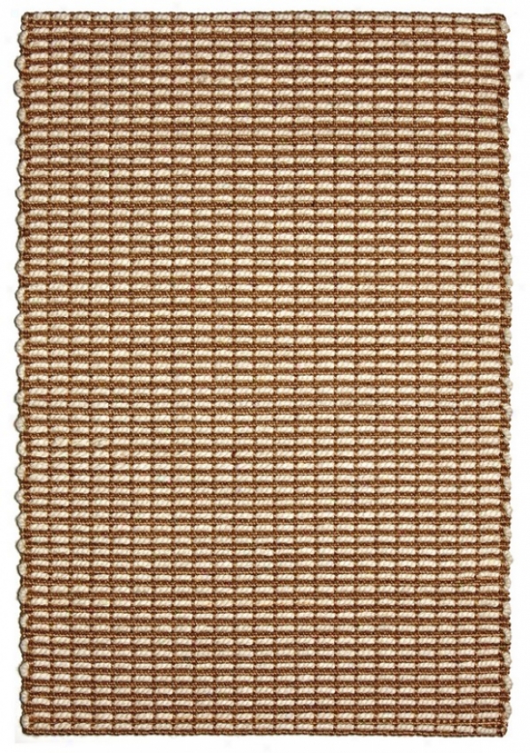 4' X 6' Area Rug With Hand Finished Jute And Wool In Beige Finish