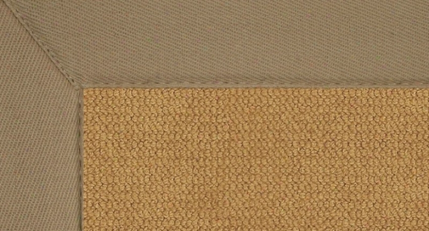 4' X 6' Cork Wool Rug - Athena Hand Tufted Rug Attending Beige Border