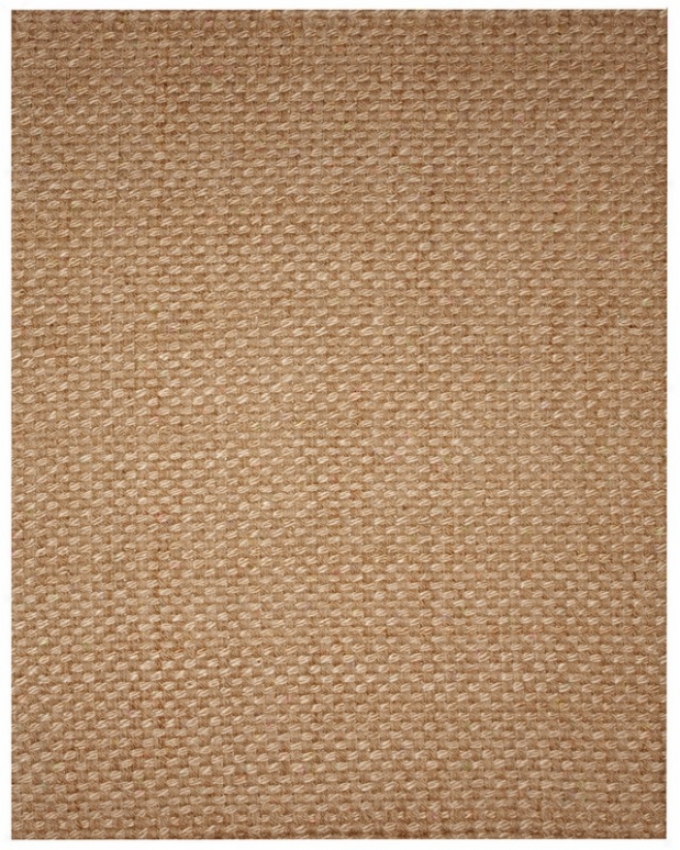 4' X 6' Jute Area Rug Eco-friendly Deluxe Hand Braided Design