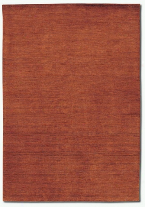 4'10&quot X 7'100&quot Contemporary Aura Burnished Rust Area Rug