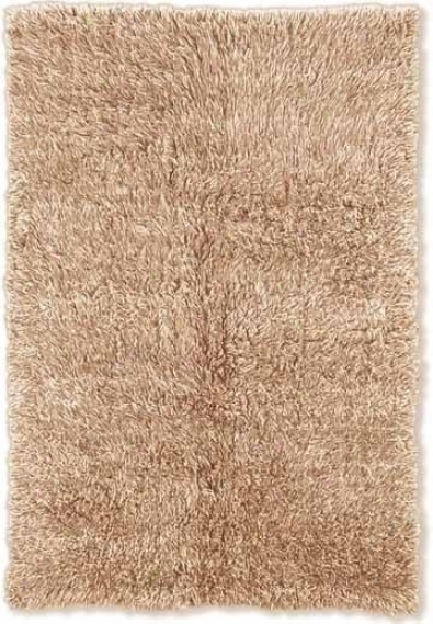 5' X 8' Starting a~ Flokati Area Rug - 100% Wool Imbrown Redness