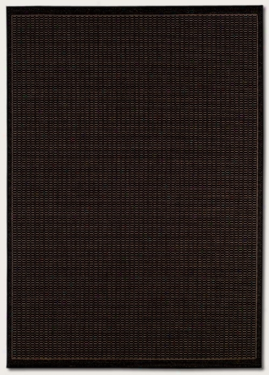 5''10&quot X 9'2&quot Area Rug Contemporary Style In Black And Cocoa Color