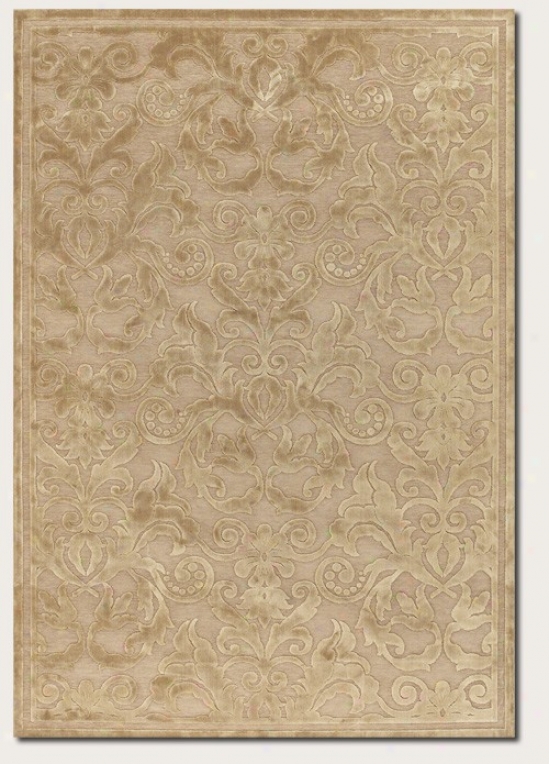 5'1&quot X 7'6&quot Area Rug Tapestry Pattern In Ivory Color