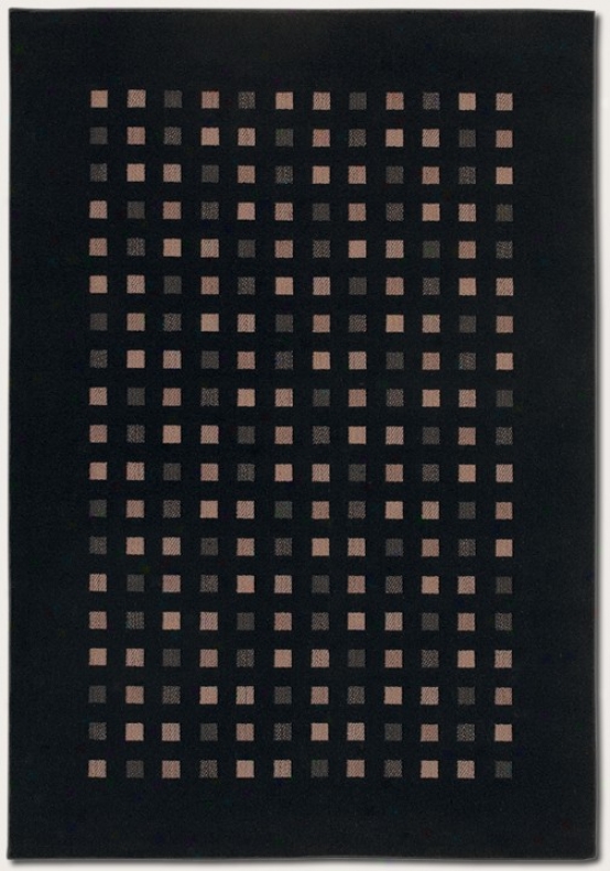 5'3&quot X 7'6&quot Area Rug Contemprary Diction In Dark Color