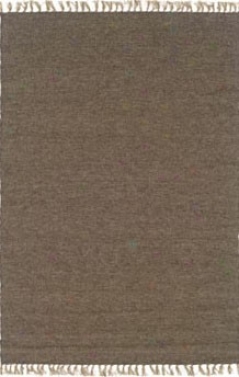 5'3" X 7'6" Hand Woven Area Rug Boucle Look In Cocoa And Mushroom