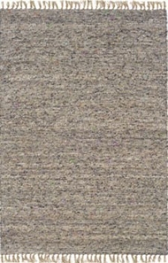 5'3&quot X 7'6&quot Hand Woven Area Rug Boucle Look In Dark And Natural