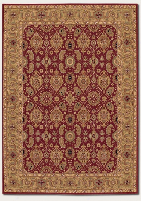 5'3&quot X 7'6&quotarea Rug Classic Persian Pattern In Persian Red