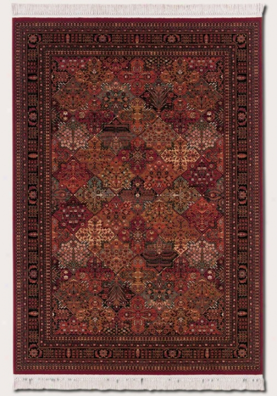 5'3&quot X 7'9 &quot Area Rug Classic Persian Pattern In Antique Red