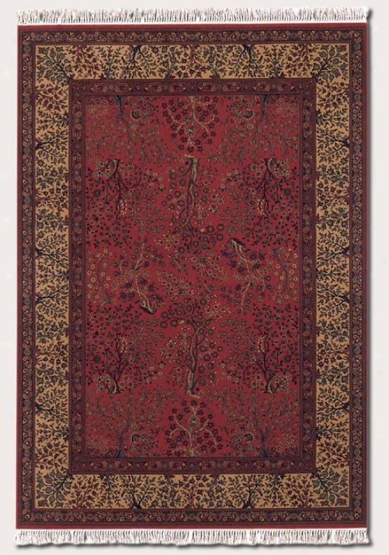 5'3&quot X 7'9&quot Area Rug Persia Pattern In Red And Beige