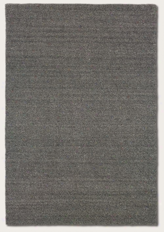 5'6&quot X 8' Area Rug Contemporary Style In Heathered Grey