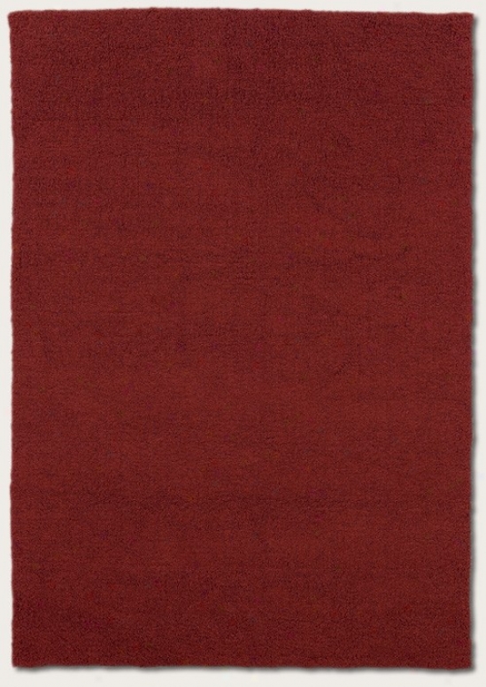 5'6&quot X 8' Area Rug Contemporary Style In Red Miso Color