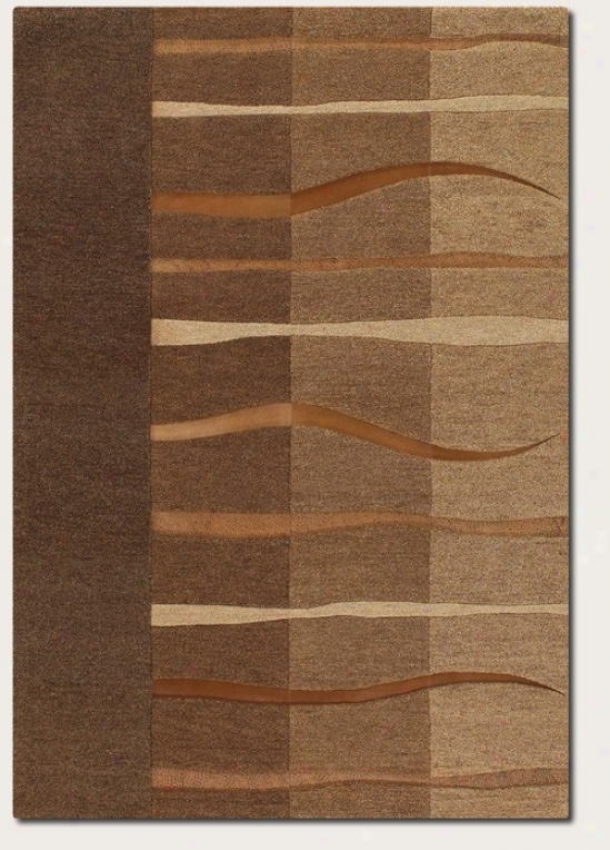 5'6&quot X 8' Area Rug Contemporary Style In Tan Co1or