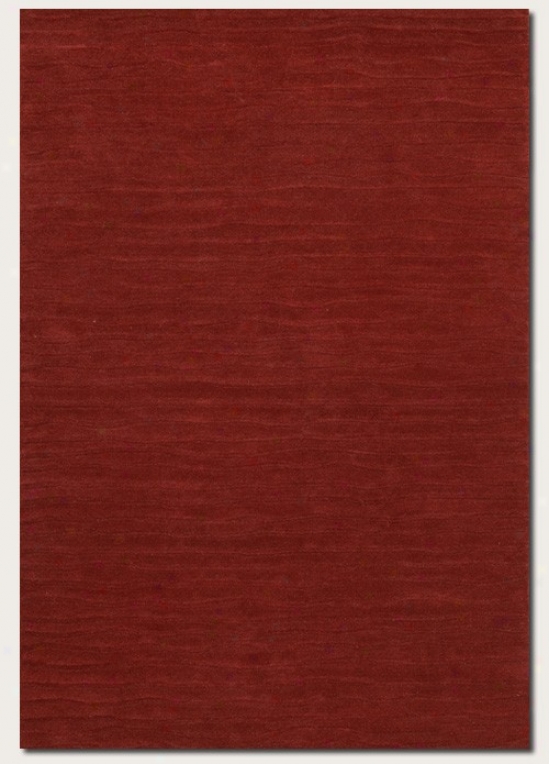 5'6&quot X 8' Area Rug Hand Crafted Contemporary Style In Wine