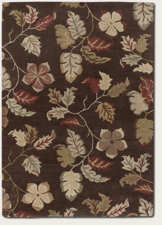 5'6&quot X 8' Area Rug Hand-crafted Floral Pattern In oMcha