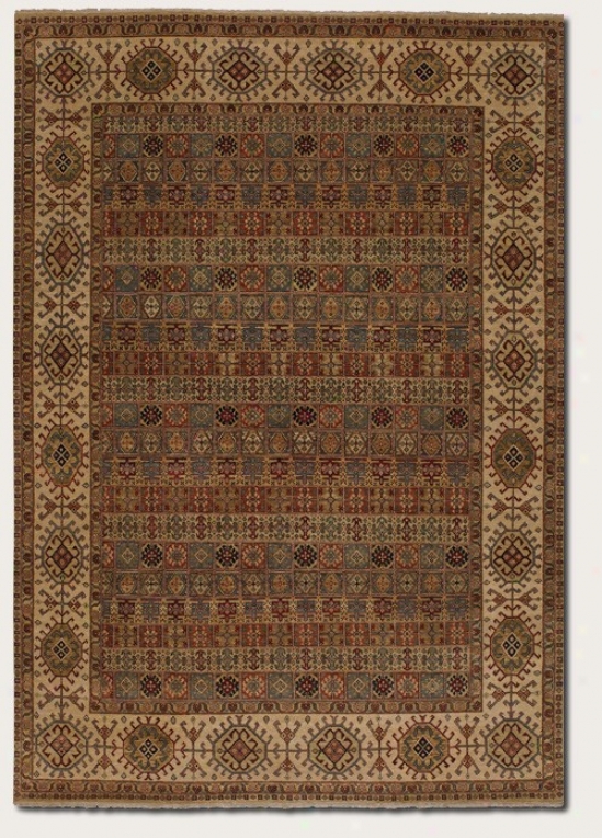 5'6&quot X 8'9&quot Area Rug Persian Specimen In Cqmel Colorr