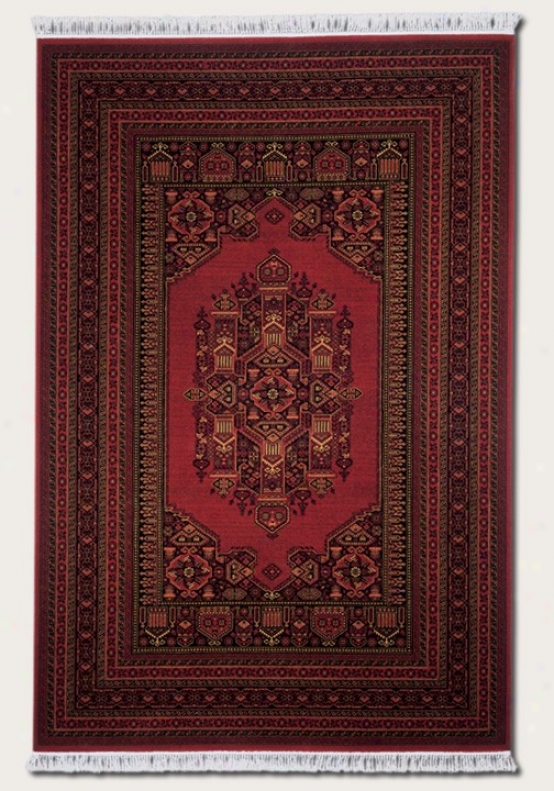 6'6&quot X 10'1&quot AreaR ug Persian Pattern In Burgundy