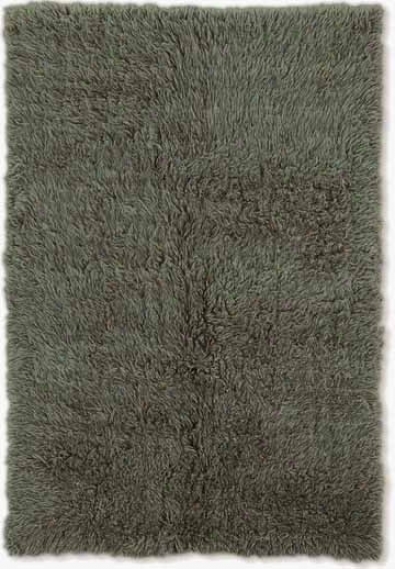 7' X 10' Fl0kati Area Rug - 100%_Wool Olive Color