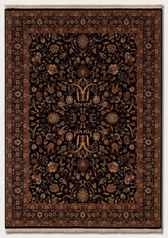 7'10&quot X 10'2&quot Area Rug First-rate Persian Design In Black