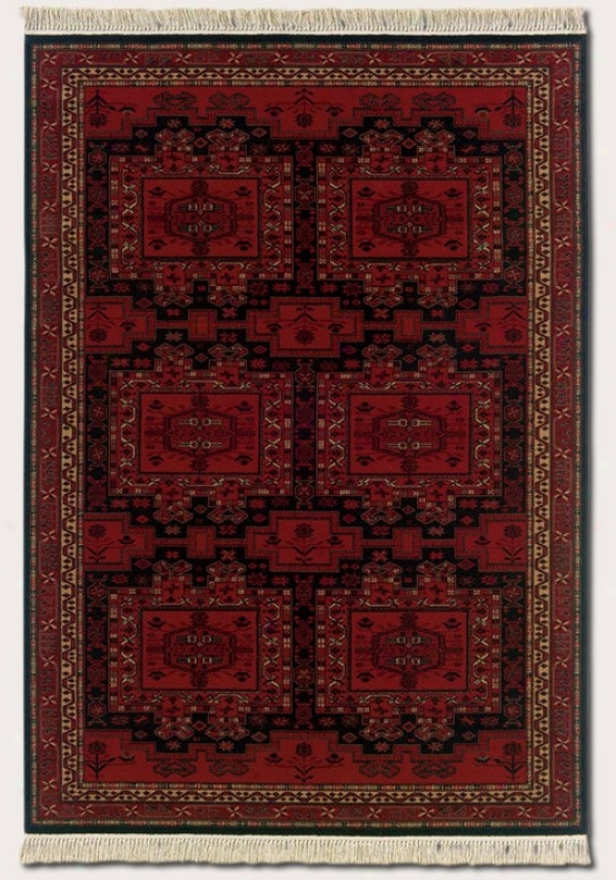 7'10&quot X 10'3&quot Region Rug Classic Persian Pattern In Brick Red