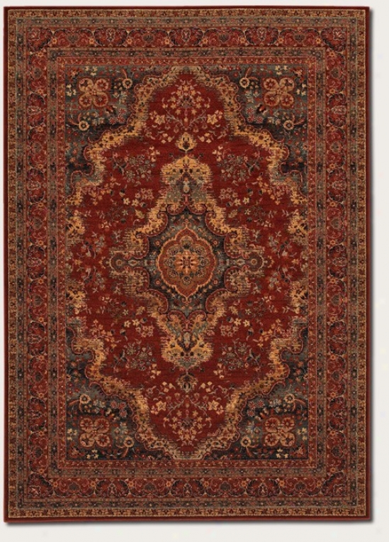 7'l0&quot X 11' Area Rug Classic Persisn Pattern In Burgundy