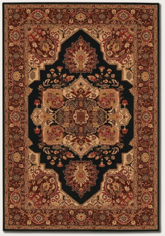 7'10&quot X 11'2&quot Region Rug Classic Persian Pattern In Brown Rust